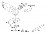 Bosch 3 601 H50 103 Gws 20-230 H Angle Grinder / Eu Spare Parts